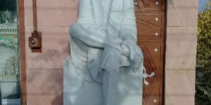 White Marble Sai Baba Statue