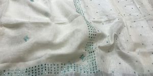 Muga Plain Silk Saree