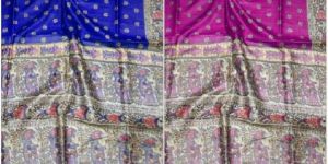Tussar Muga Madhubani Print Saree