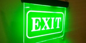 Exit LED Sign Board