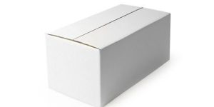 White Corrugated Box