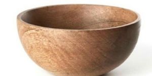 Wooden Plain Bowl