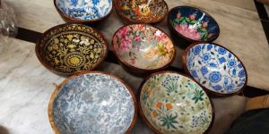 Wooden Printed Bowl