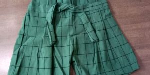 Women's Green Shorts