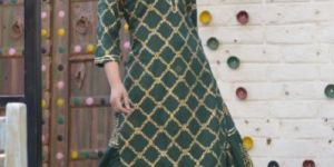 Party Wear Cotton Kurti