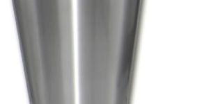 Glossy Conical Metal Planter