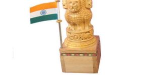 Wooden Ashoka Pillar