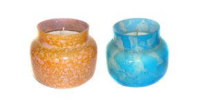 Multicolor Textured Handi Candle