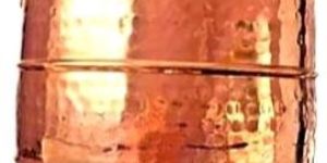 12 Litre Brass Handle Copper Tank