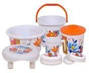 Plastic Bathroom Set