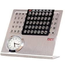 Steel Desktop Calendar