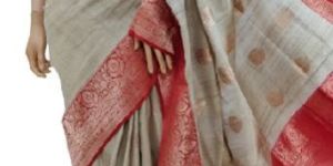 Pure Tussar Silk Saree