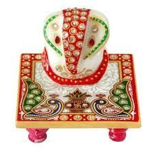 Marble Chowki Ganesha