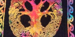 Handmade Cotton Wall Hanging Tapestry Printed Poster