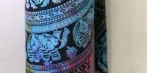 Indian Cotton Multi Color Printed Yoga Mat Bag
