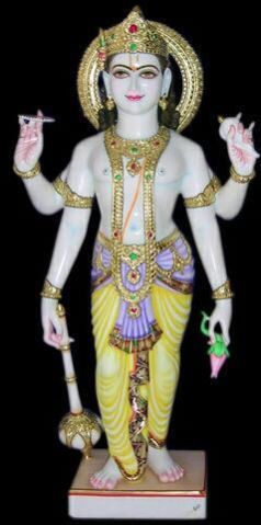 Marble Vishnu Statue