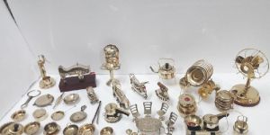 Brass Miniature Toy Set (62 Pcs )