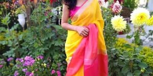 Pure Linen Saree