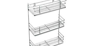 Stainless Steel Three-Tier Spice Rack