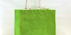 Jute Flower Carry Bag