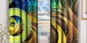 Printed Door Curtain