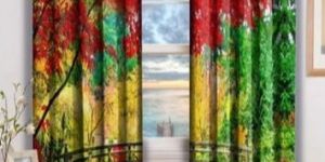 Printed Window Curtain