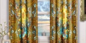 Velvet Printed Curtain