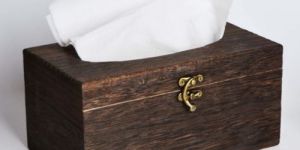 Wooden Tissue Paper Box
