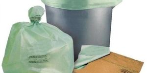 Compostable Cornstarch Garbage Bag EN13432 Certified Trash Bin Liner