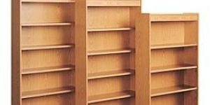 Wooden Library Rack