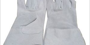 Single Palm Leather Welding Gloves