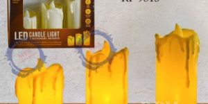 White Yellow Light Candle