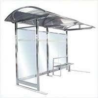 Stainless Steel Bus Stop