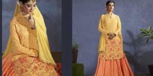 Yellow Pink Muslin Salwar Kameez