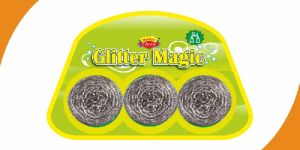 Stainless Steel Glitter Magic Scrubber Pack of 3 - Magic Cleen