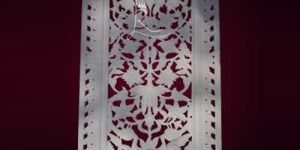 White Marble Partition Jali