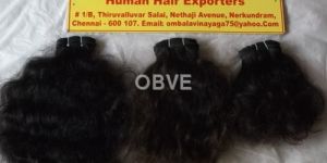 Weft Curly Human Hair