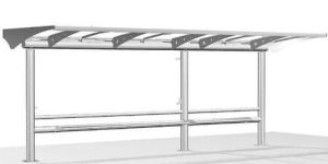 Stainless Steel Bus Shelter