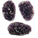 Black Oval Amethyst Druzy Stone