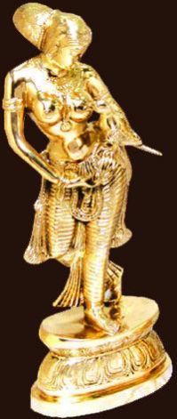 Brass Dancing Statue,