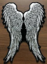 White Machine EMBROIDERY PATCH