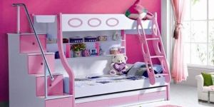 Classic Pink Bunk Beds
