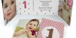 Cardboard Personalized Photo Invitation Card