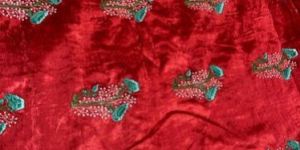 Velvet Embroidery Fabric