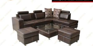 Leather Sofa Set