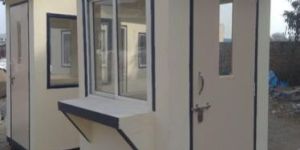 Maroon Portable Security Cabin