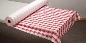 Checkered Catering Table Plastic Rolls