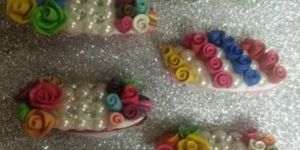 Polymar Clay Saree Pins