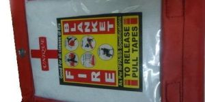 White Mild Steel Fire Blanket