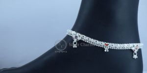 New Designer Silver Anklets